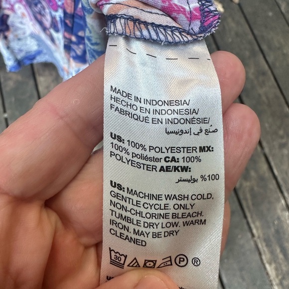 CHICO’S Travelers™ Paisley Maxi Dress Size 16 Long Sleeve Wrinkle Resistant LN - Picture 4 of 9